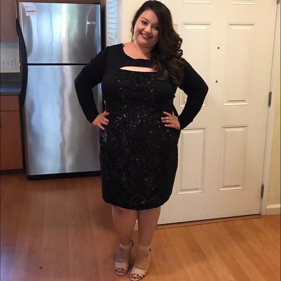 lane bryant sequin dress